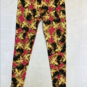 Fun LuLaRoe Kitty Leggings Tall and Curvy
